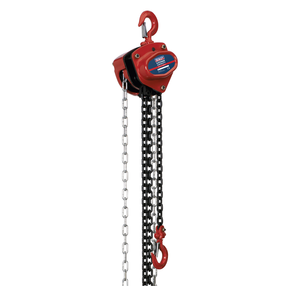 Sealey CB500 0.5tonne Chain Block 2.5m Drop