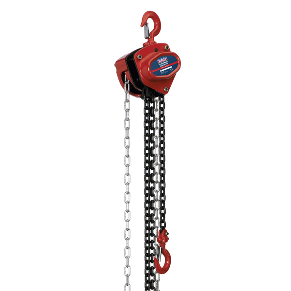 Sealey CB500 0.5tonne Chain Block 2.5m Drop