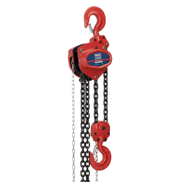 Sealey CB5000 5tonne Chain Block 3m Drop