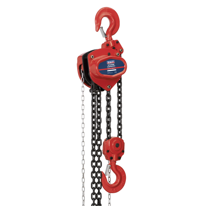 Sealey CB5000 5tonne Chain Block 3m Drop