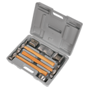 Sealey CB507 7pc Drop-Forged Panel Beating Set with Hickory Shafts