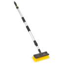 Sealey CC50 1.7m Large Angled Flo-Thru Brush with Telescopic Handle