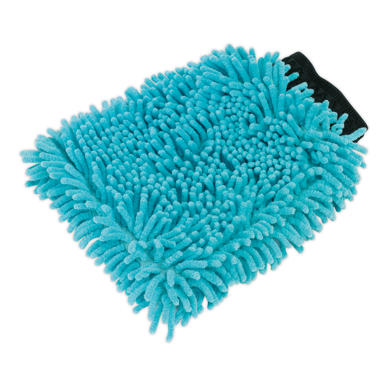 Sealey CC77 2-in-1 Shaggy Microfibre Mitt