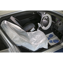 Sealey CCSET550 5-in-1 Disposable Car Interior Protection Kit - Display Box of 50