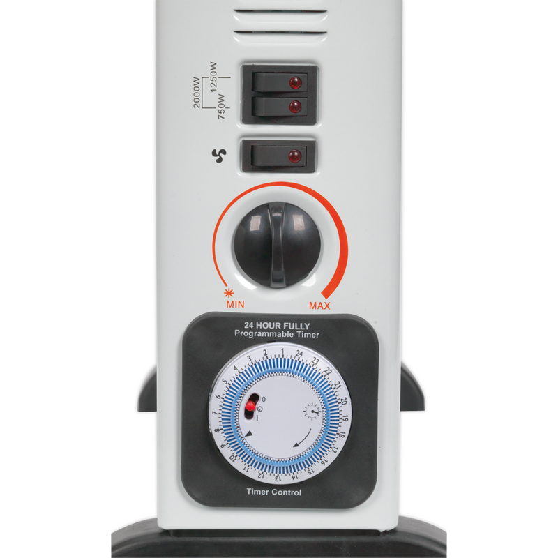 Sealey CD2005TT 2000W Convector Heater with Turbo, Timer & Thermostat