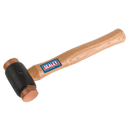 Sealey CFH03 2.75lb Copper Faced Hammer with Hickory Shaft