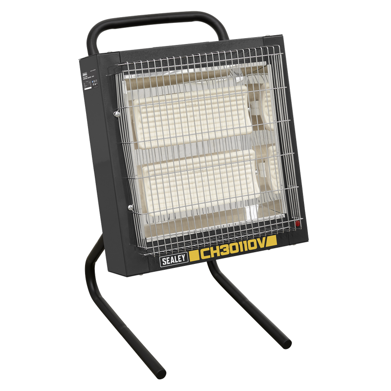 Sealey CH30110V 1.2/2.4kW Ceramic Heater - 110V