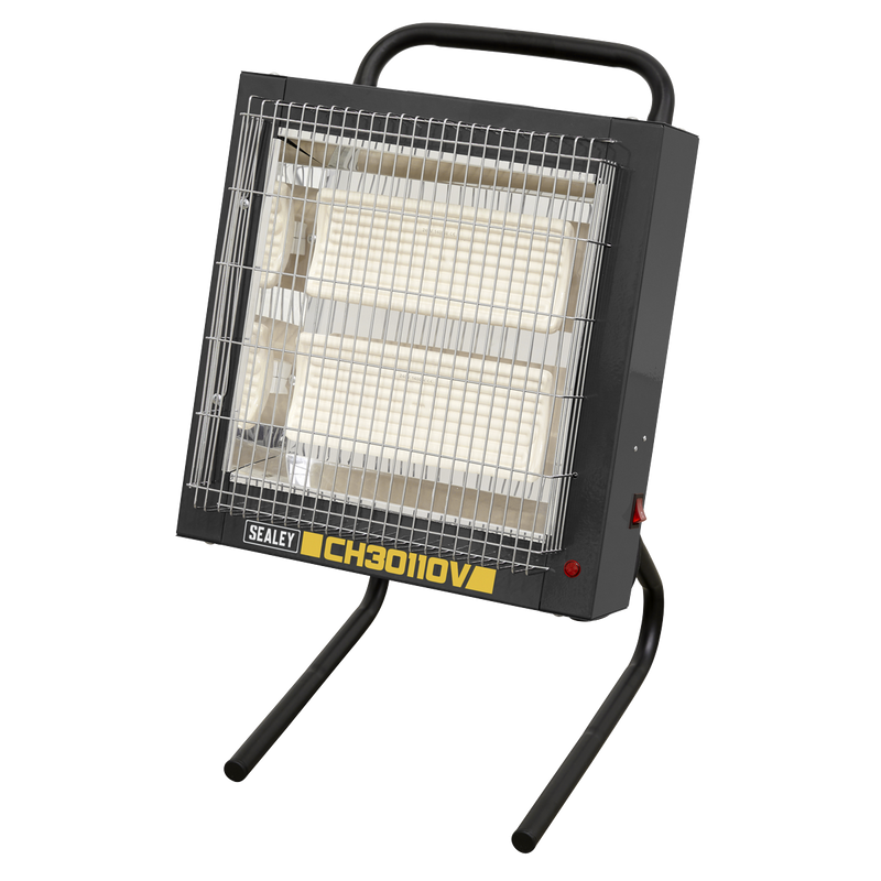 Sealey CH30110V 1.2/2.4kW Ceramic Heater - 110V