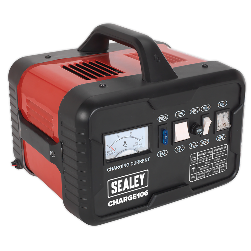 Sealey CHARGE106 8A 12/24V Battery Charger