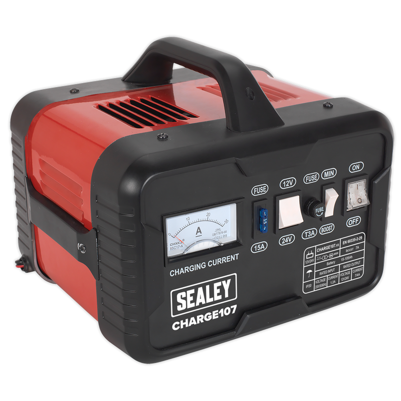 Sealey CHARGE107 11A 12/24V Battery Charger