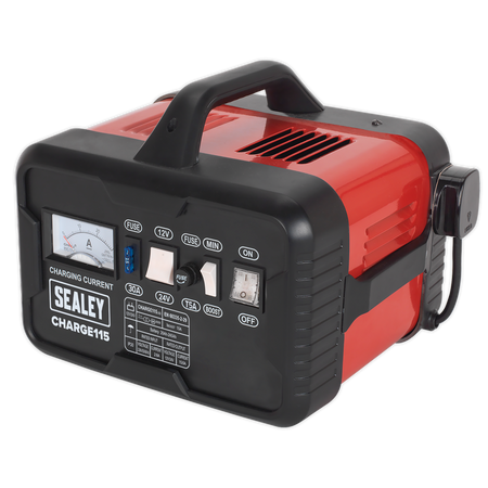 Sealey CHARGE115 19A 12V/24V Battery Charger