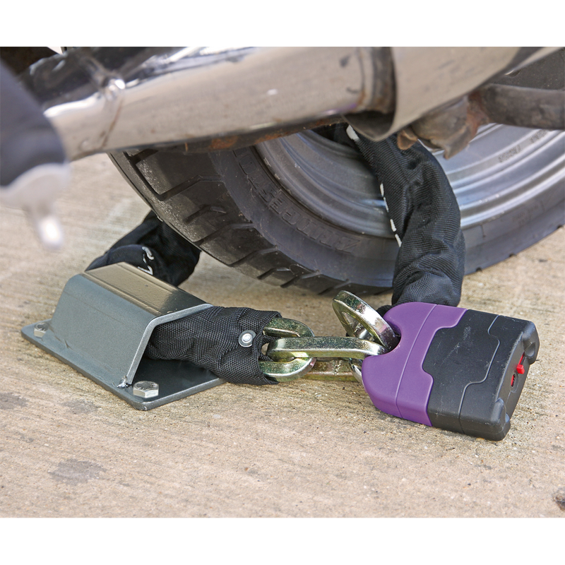 Sealey MCGA01 Motorcycle Ground Anchor - 4 Security Bolts