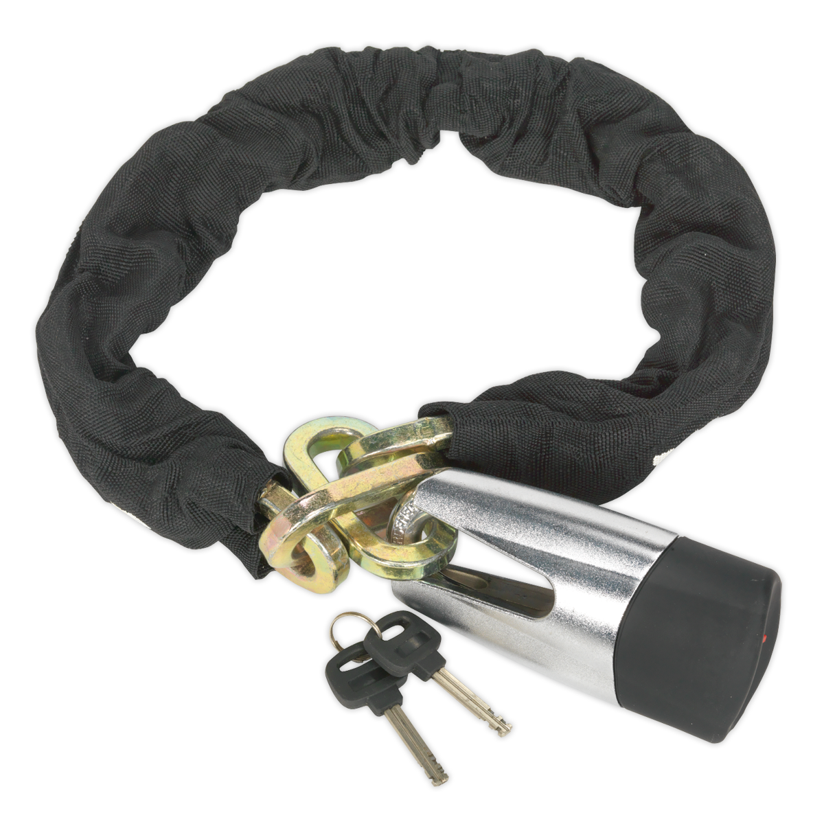 Sealey CLA109DL 10.5 x 10.5 x 900mm Motorcycle Chain & Disc Lock 4* ART Approved