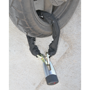 Sealey CLA109DL 10.5 x 10.5 x 900mm Motorcycle Chain & Disc Lock 4* ART Approved