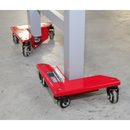Sealey CM4 Set of 4 Corner Transport Dollies - 150kg Capacity