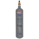 Sealey CO2/1KG Gas Cylinder Refillable Carbon Dioxide 1kg