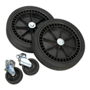 Sealey COMPKIT5 Wheel Kit for Fixed Compressors - 2 Castors & 2 Fixed