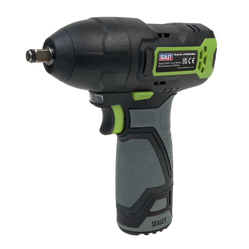 Sealey CP108VCIW 10.8V 2Ah SV10.8 Series 3/8"Sq Drive Cordless Impact Wrench Kit