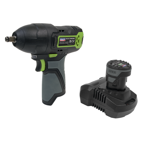 Sealey CP108VCIW 10.8V 2Ah SV10.8 Series 3/8"Sq Drive Cordless Impact Wrench Kit
