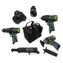 Sealey CP108VCOMBO1 4 x 10.8V SV10.8 Series Cordless Combo Kit - 2 Batteries