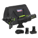Sealey CP108VCOMBO5 2 x 10.8V SV10.8 Series Combi Drill & Multi-Tool Kit