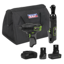 Sealey CP108VCOMBO6 2 x 10.8V SV10.8 Series Impact Wrench & Ratchet Wrench Kit