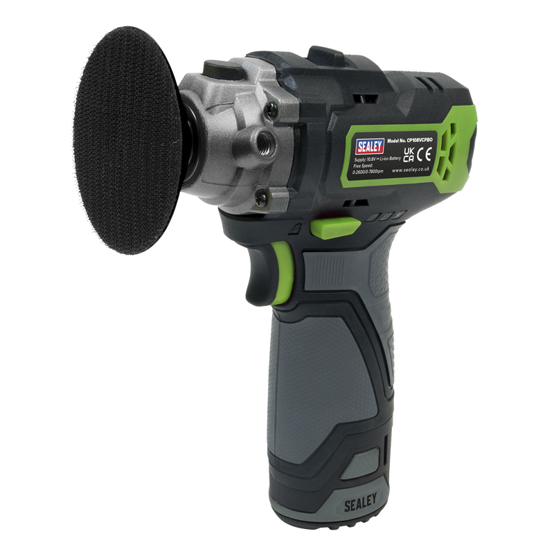 Sealey CP108VCP 10.8V 2Ah SV10.8 Series 75mm Cordless Polisher Kit
