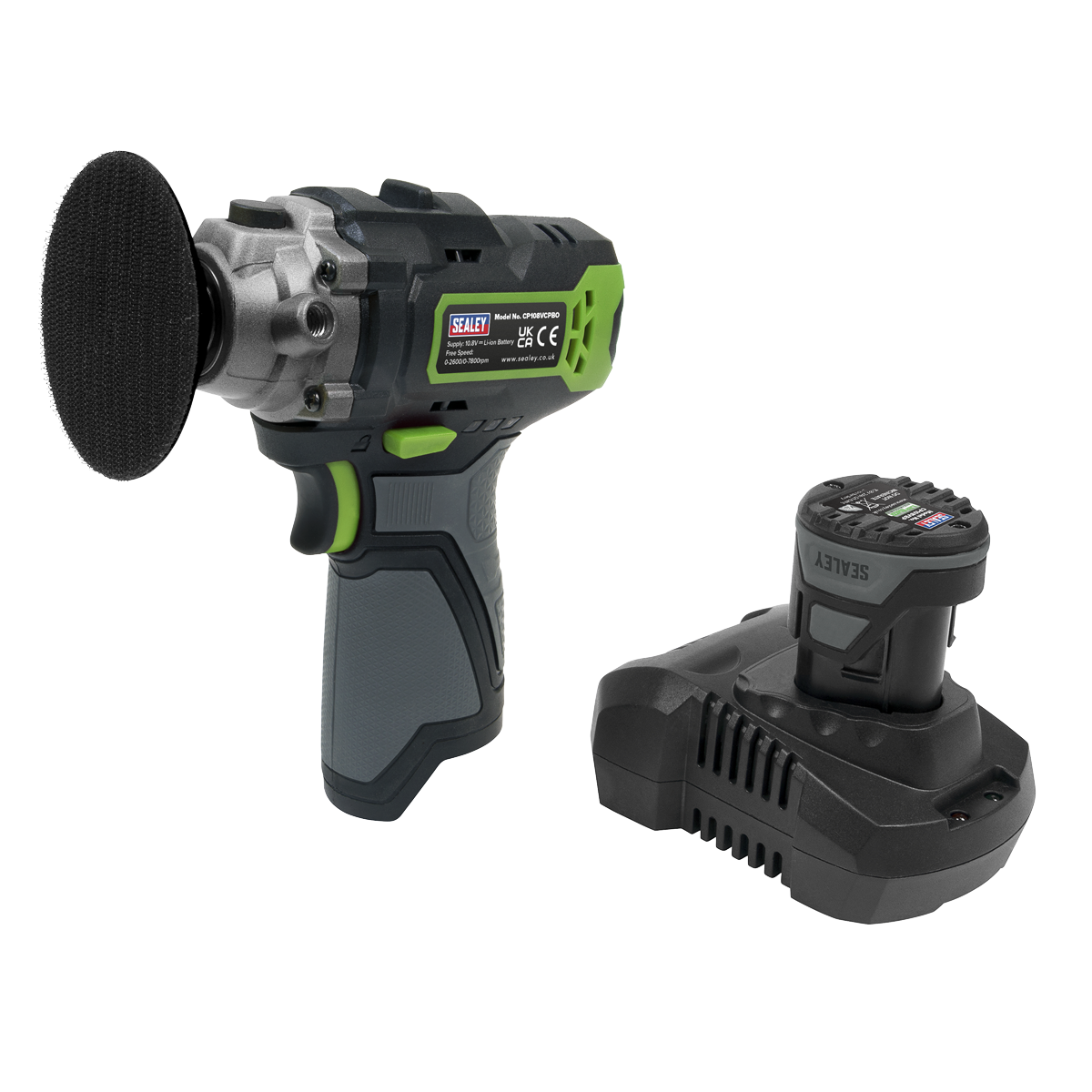 Sealey CP108VCP 10.8V 2Ah SV10.8 Series ‚àö√â√Ä√∫75mm Cordless Polisher Kit