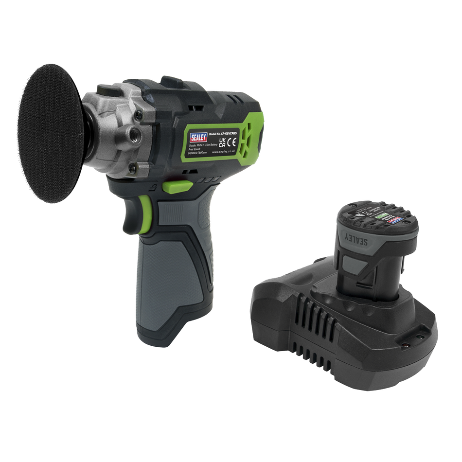 Sealey CP108VCP 10.8V 2Ah SV10.8 Series ‚àö√â√Ä√∫75mm Cordless Polisher Kit