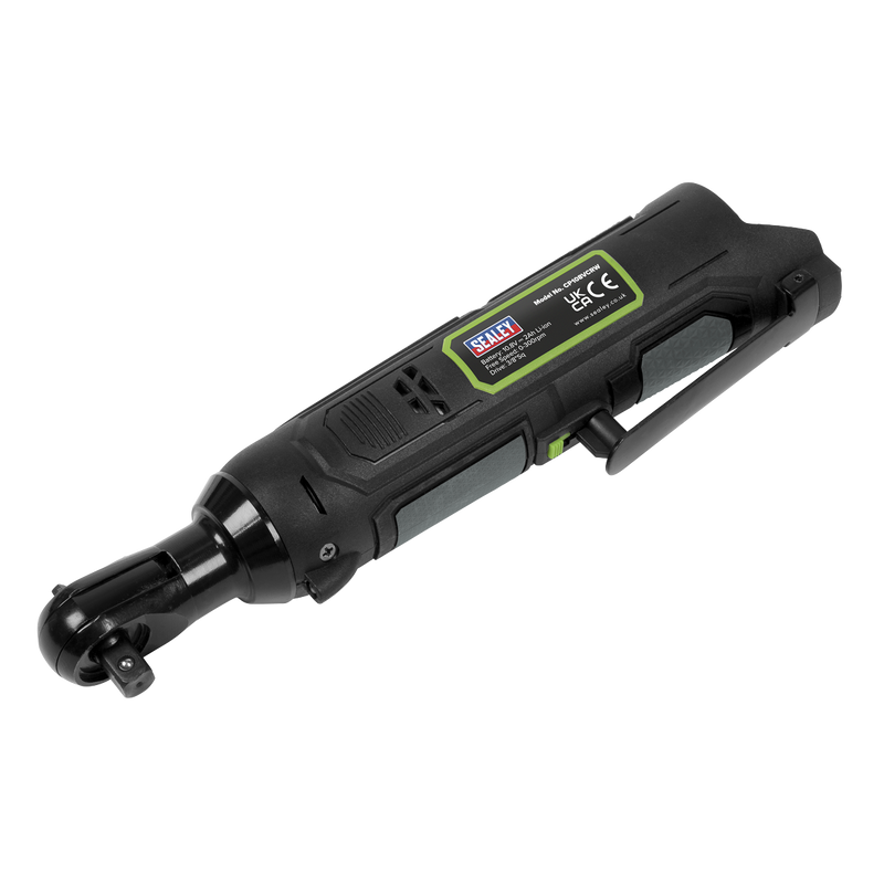 Sealey CP108VCRW 10.8V 2Ah SV10.8 Series 3/8"Sq Drive Cordless Ratchet Wrench Kit 45Nm