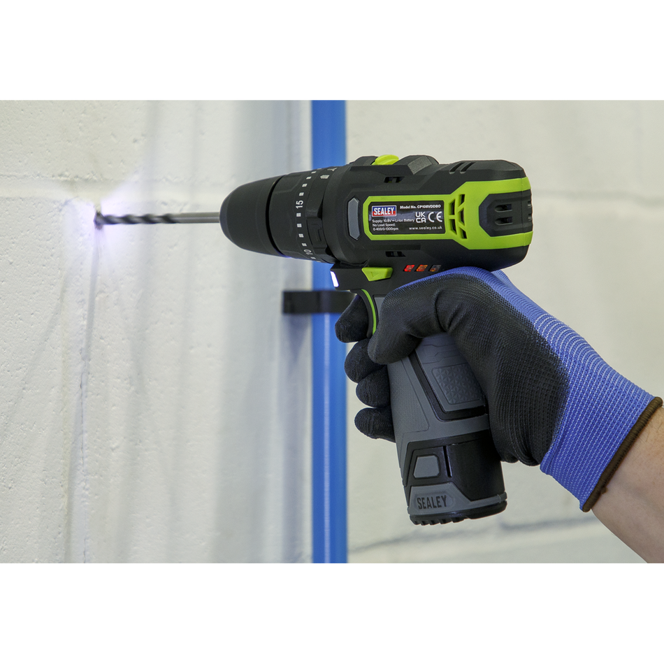 Sealey CP108VDDBO 10.8V SV10.8 Series 10mm Cordless Hammer Drill/Driver - Body Only
