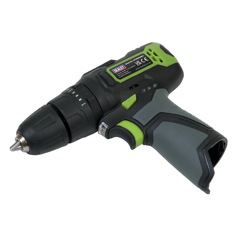 Sealey CP108VDDBO 10.8V SV10.8 Series Ø10mm Cordless Hammer Drill/Driver - Body Only