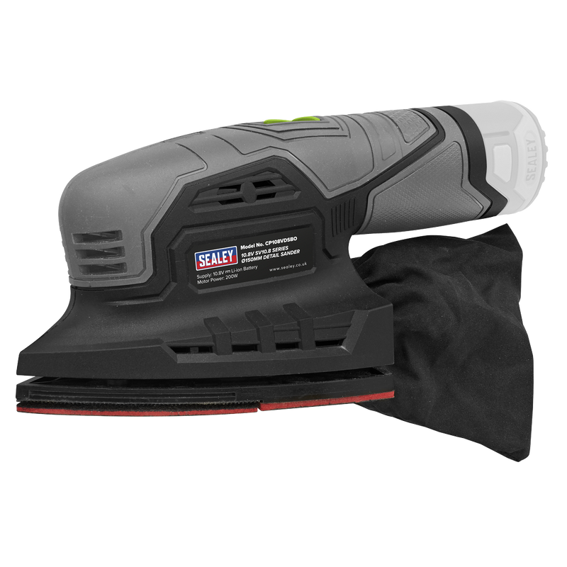 Sealey CP108VDSBO 150mm Detail Sander 10.8V SV10.8 Series
