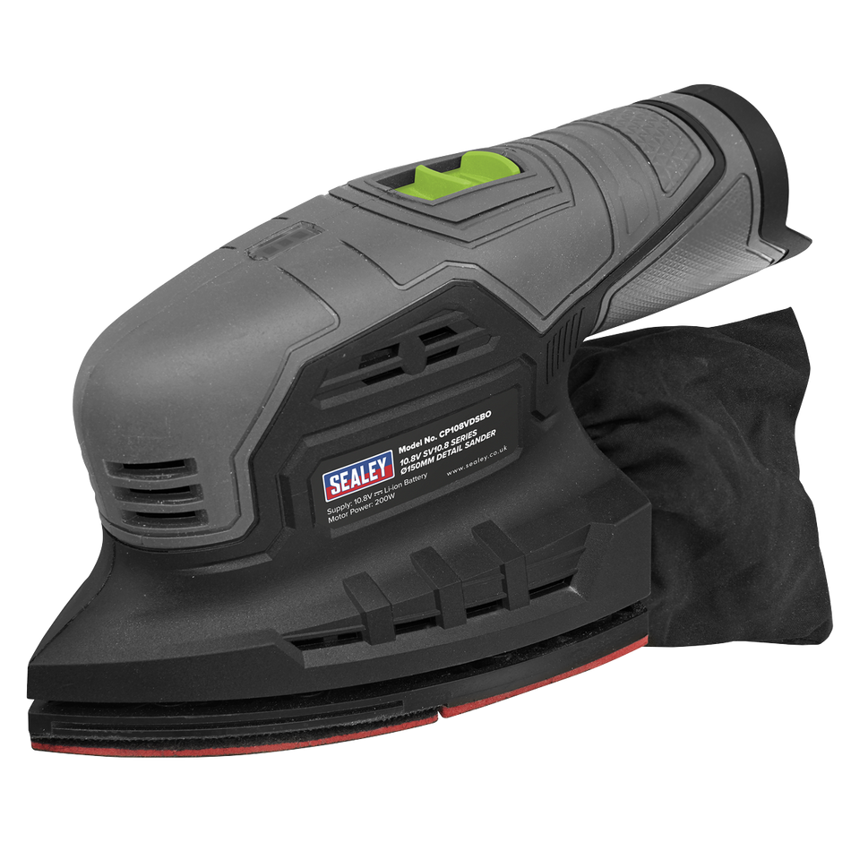 Sealey CP108VDSBO 150mm Detail Sander 10.8V SV10.8 Series