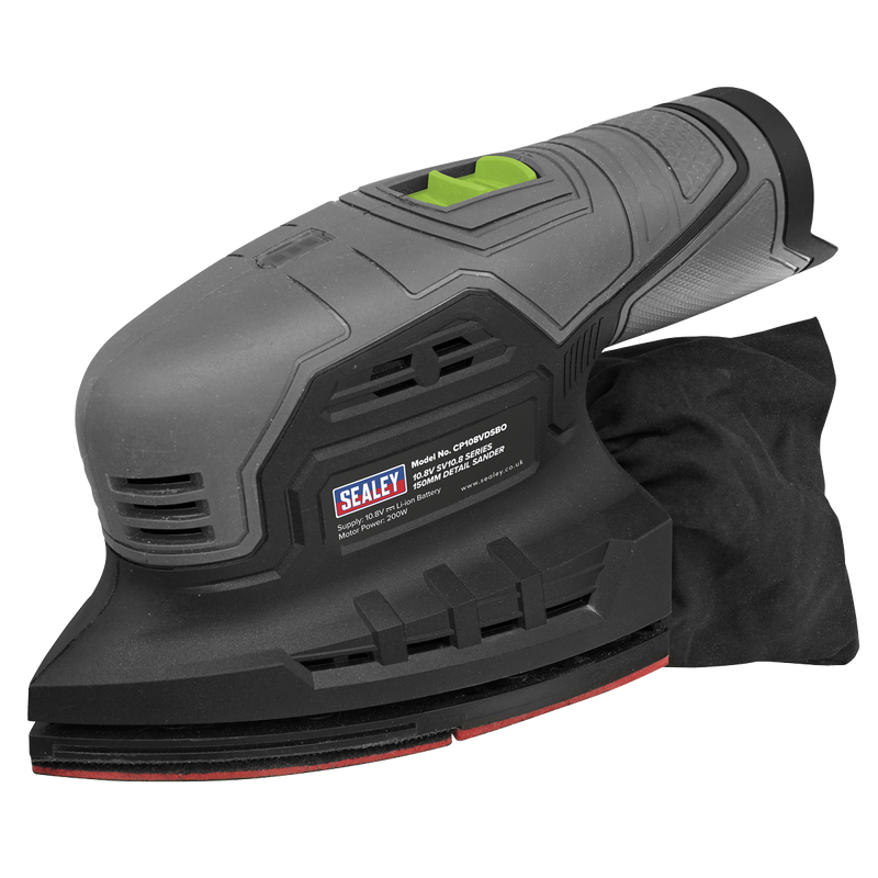 Sealey CP108VDS Cordless 150mm Detail Sander 10.8V 2Ah SV10.8