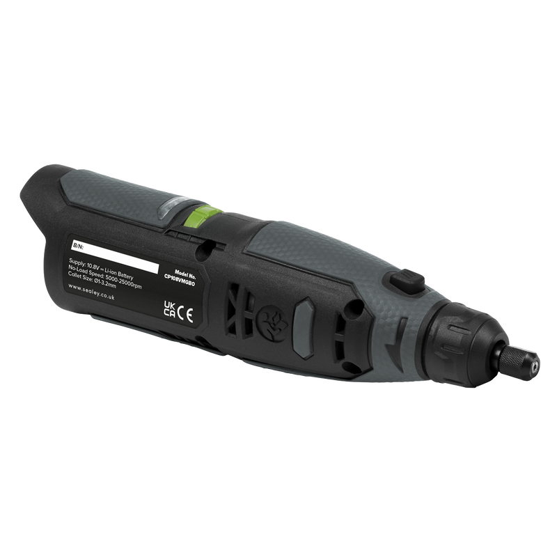 Sealey CP108VMGBO 10.8V SV10.8 Series Cordless Multipurpose Mini Grinder & 50pc Accessory Kit - Body Only