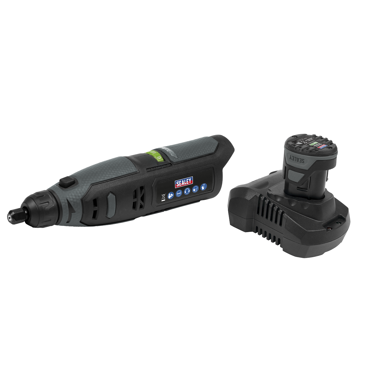 Sealey CP108VMG 10.8V 2Ah SV10.8 Series Cordless Multipurpose Mini Grinder Kit