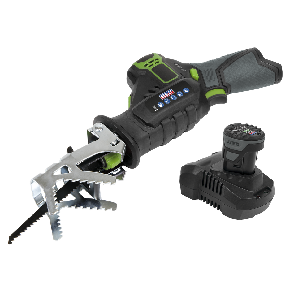 Sealey CP108VRS 10.8V 2Ah SV10.8 Series Cordless Reciprocating Saw Kit