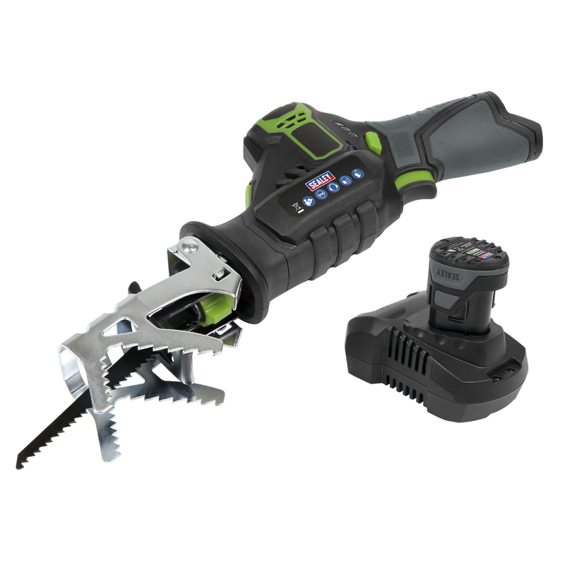 Sealey CP108VRS 10.8V 2Ah SV10.8 Series Cordless Reciprocating Saw Kit