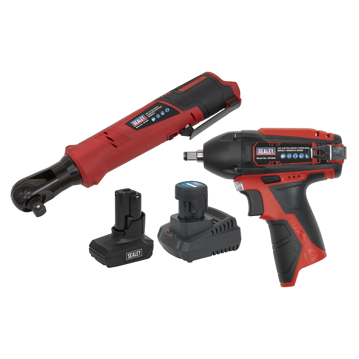 Sealey CP1200COMBO8 2 x 12V SV12 Series Cordless Power Tool Combo Kit