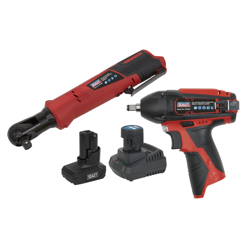 Sealey CP1200COMBO8 2 x 12V SV12 Series Cordless Power Tool Combo Kit
