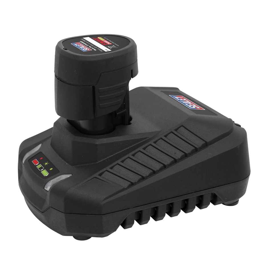 Sealey CP1200MC4A 4A 12V Lithium-ion Fast Charge Battery Charger for SV12 Series