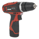 Sealey CP1201KIT 12V SV12 Series 10mm Hammer Drill/Driver Kit - 2 Batteries