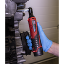 Sealey CP1202KIT 12V SV12 Series 3/8"Sq Drive Ratchet Wrench Kit - 2 Batteries