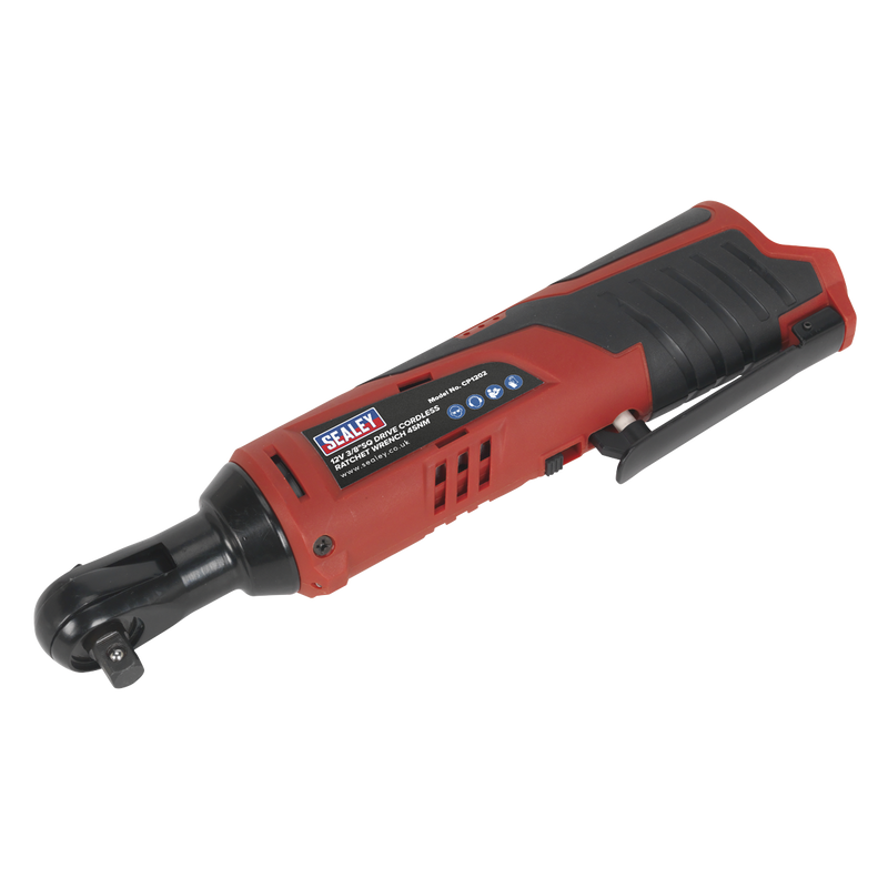 Sealey CP1202 12V SV12 Series 3 8 Sq Drive Cordless Ratchet Wrench 45N