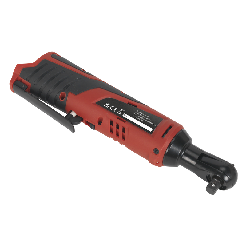 Sealey CP1202 12V SV12 Series 3/8"Sq Drive Cordless Ratchet Wrench 45Nm - Body Only