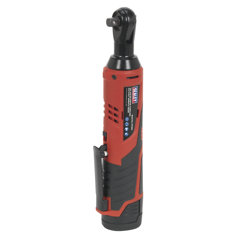 Sealey CP1202KIT 12V SV12 Series 3/8"Sq Drive Ratchet Wrench Kit - 2 Batteries