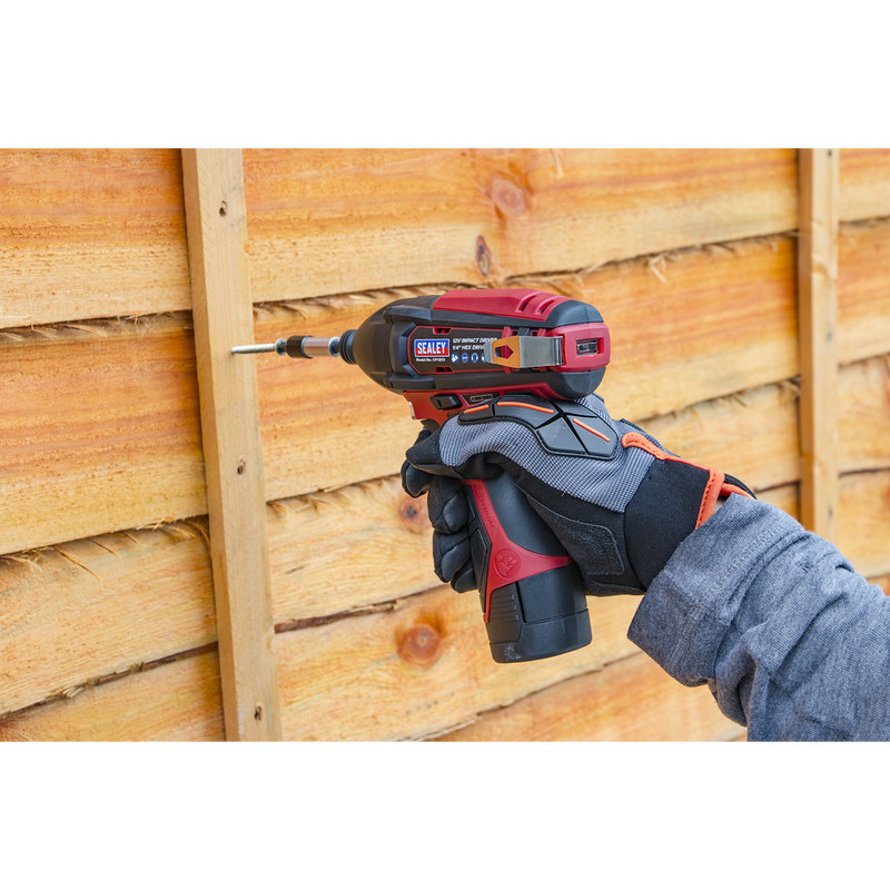 Sealey CP1203 12V SV12 Series 1/4"Hex Drive Cordless Impact Driver 80Nm - Body Only