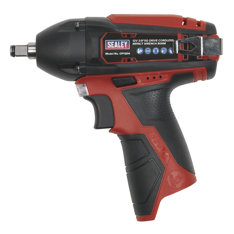 Sealey CP1204 12V SV12 Series 3/8"Sq Drive Cordless Impact Wrench 80Nm - Body Only