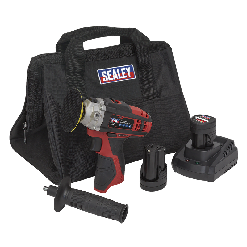 Sealey CP1205KIT 12V SV12 Series 71mm Cordless Polisher Kit - 2 Batteries